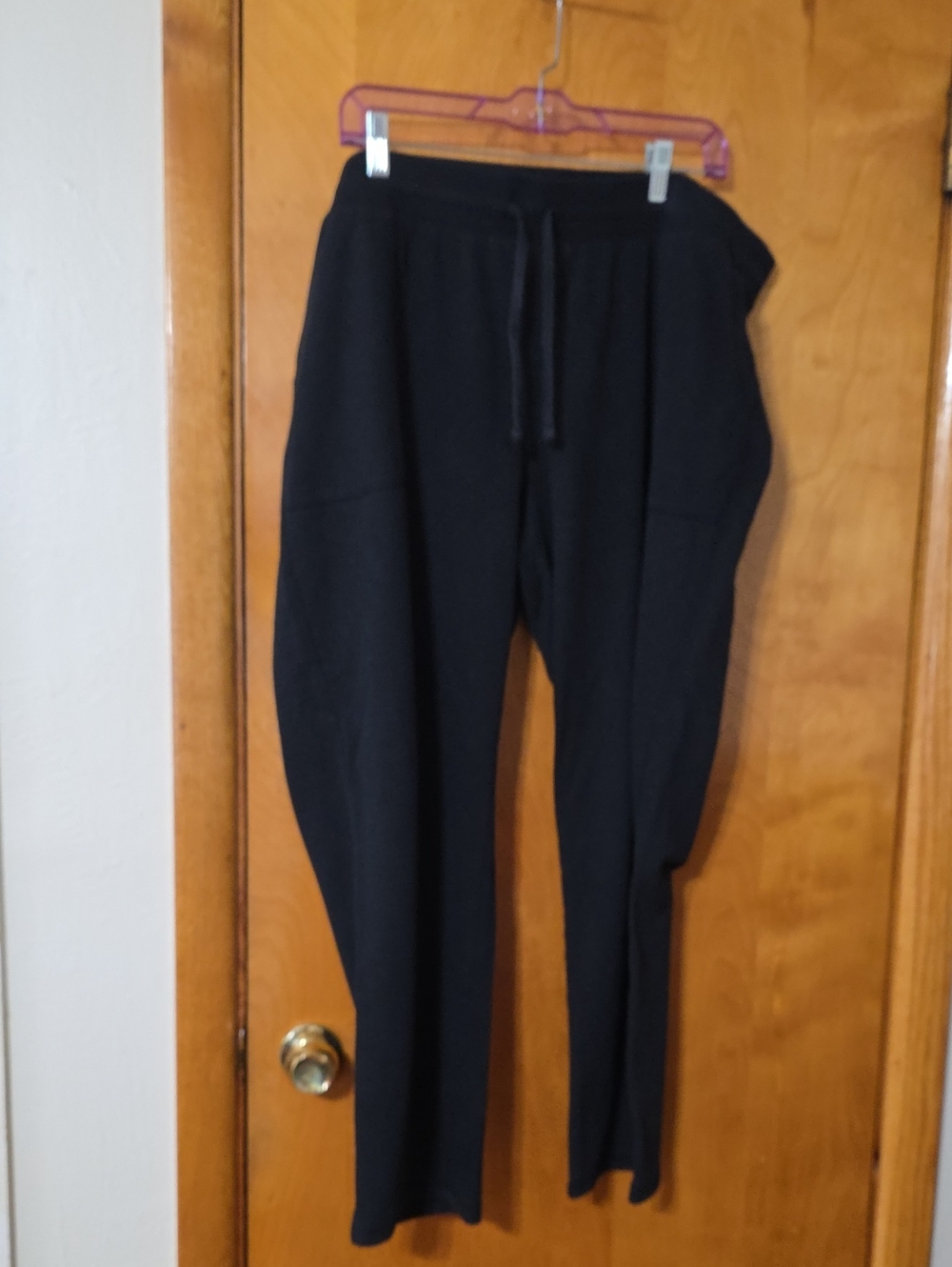Sonoma Black Drawstring Jogger Pants for Women